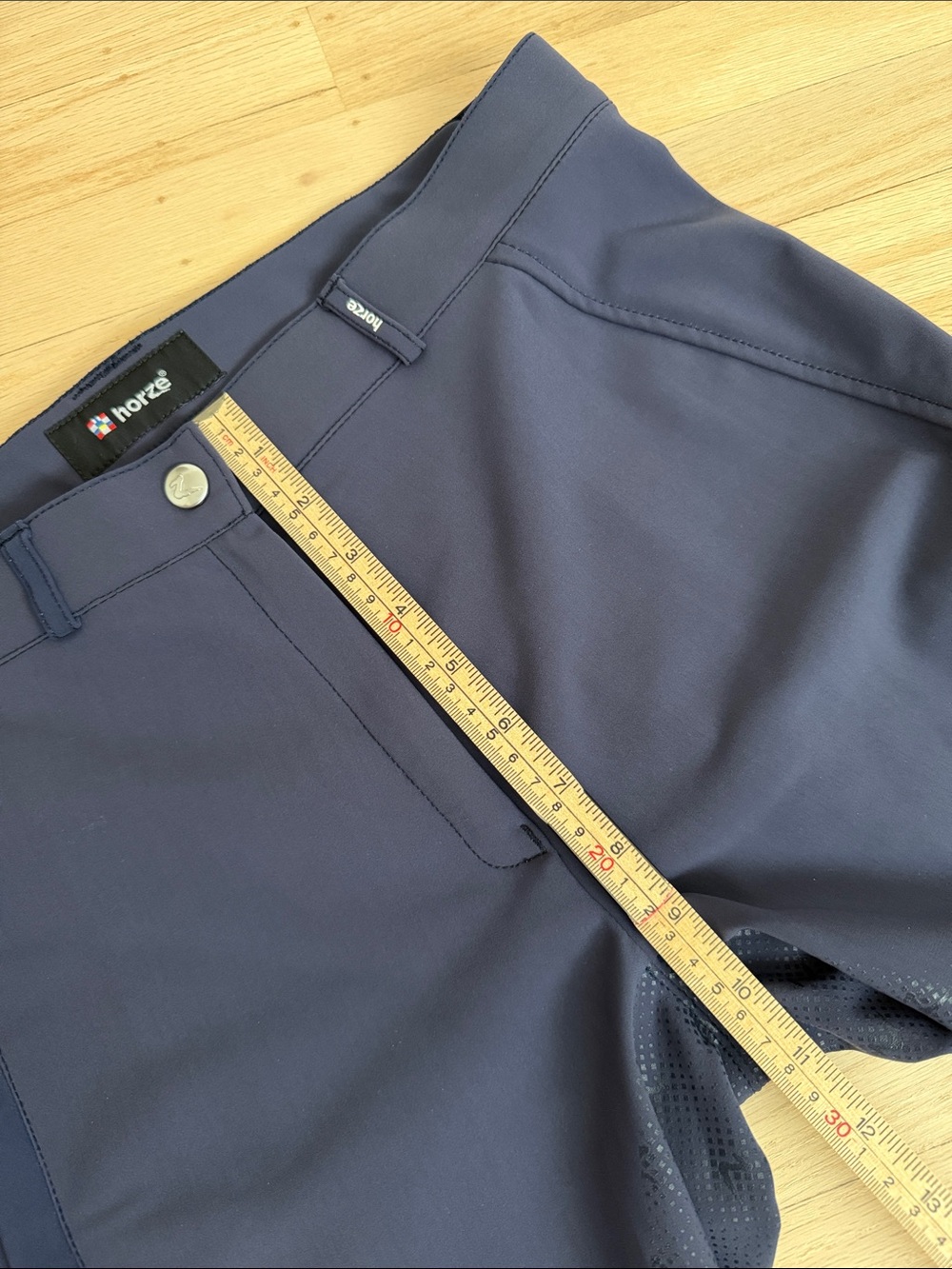 Horze Full Seat Riding Tights Pants Silicon Grip Breeches Size 28 Equestrian - Picture 11 of 12